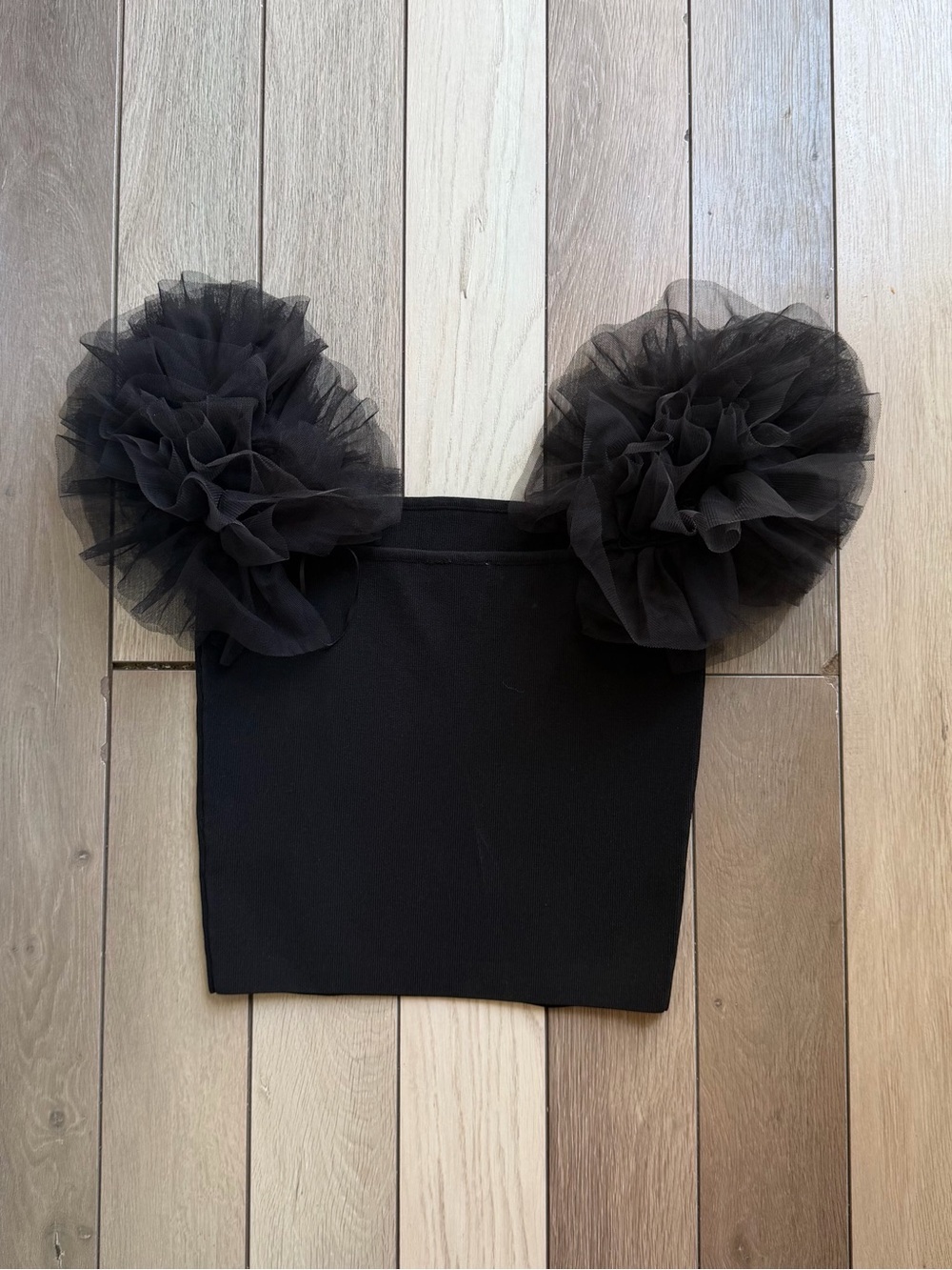 ASTR The Label Tulle Puff-Sleeve Sweater - Picture 8 of 9